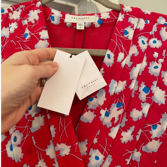 Equipment Collie Floral Silk Dress - Picture 7 of 8